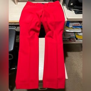 Express Columnist Red Ankle Pants